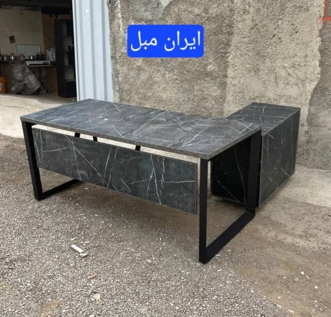 میز اداری پایه فلزی کامپیران کد 14