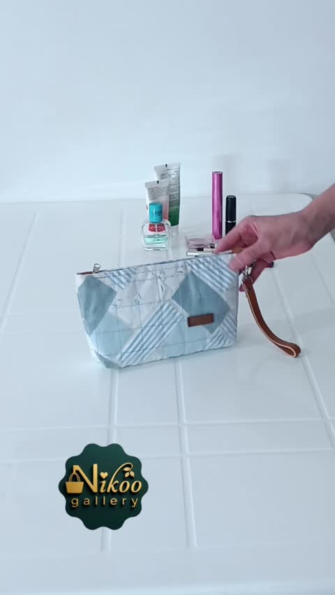 کیف لوازم آرایشی پارچه ای 