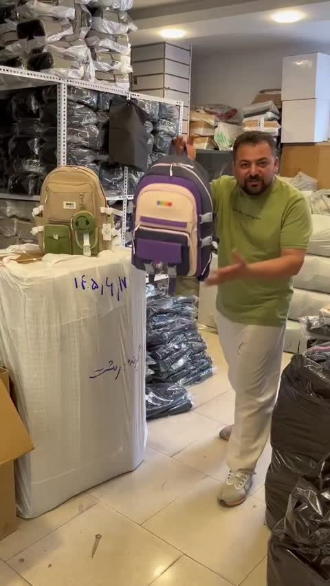 کوله پشتی دخترانه زیبا و جادار برای مدرسه