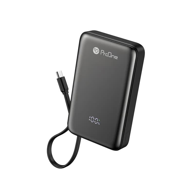 پاوربانک فست شارژ وایرلس ProOne 10000mAh مدل Power Core PPB5123 - مشکی