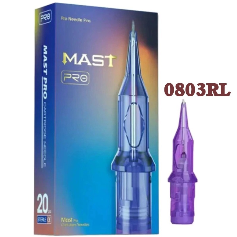 سوزن تتو 0803RL (3سر گرید8) RL3 سوزن تاتو کارتریج پن مست پرو 0803rl ( 3 سر گرید8 ) rl3 سوزن تاتو 3rl مست پرو 3RL پک ضعیف