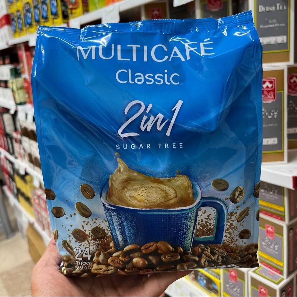 کافی میکس 2*1 مولتی کافه بسته 24 عددی