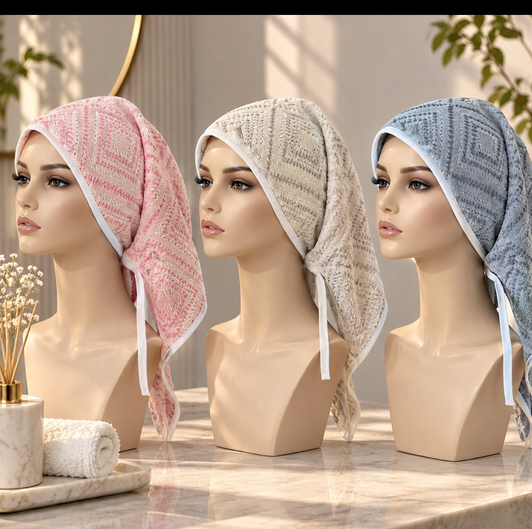 روسری حوله ای حمام طرح لوزی تبریز