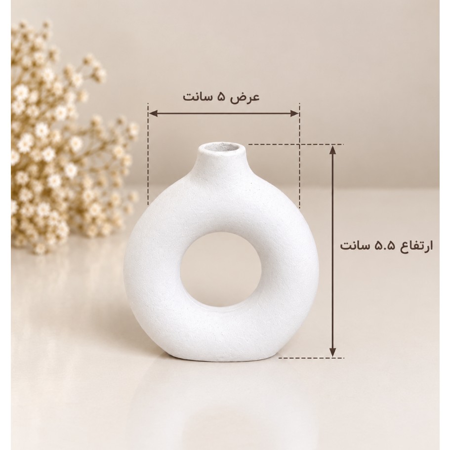 قالب سیلیکونی گلدان دونات میناتوری