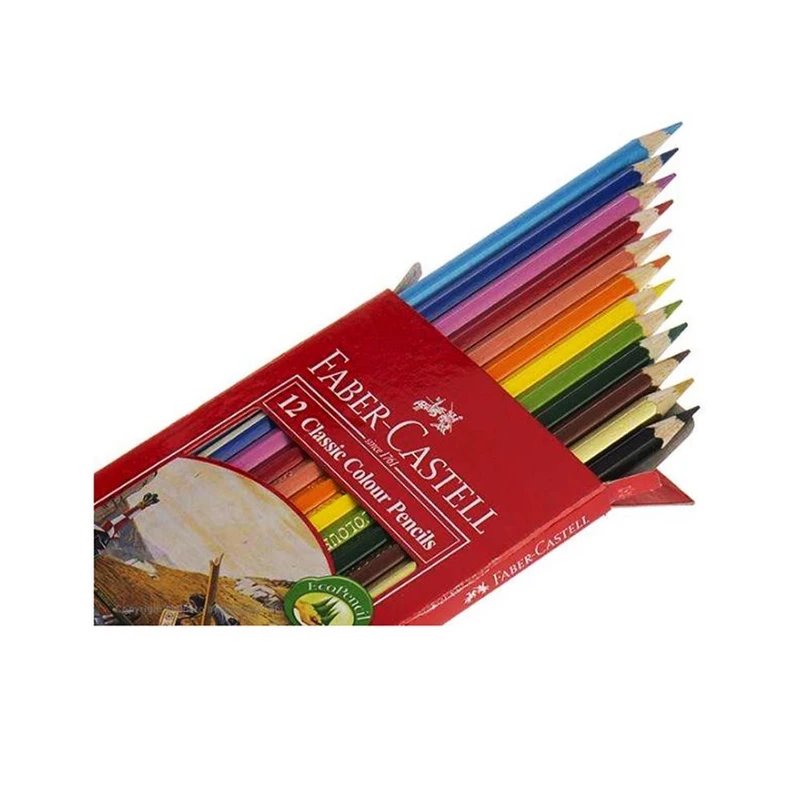 مداد رنگی 12 رنگ فابر کاستل کد M10748