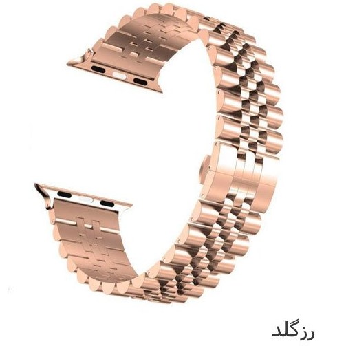 بند مدل Rox مناسب برای اپل واچ 42/44/45 میلی متر رز گلد کد M10158