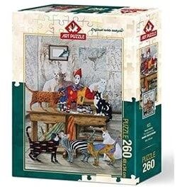 پازل گربه های رنگی 260 قطعه اورجینال ارت Art Puzzle کدm5956