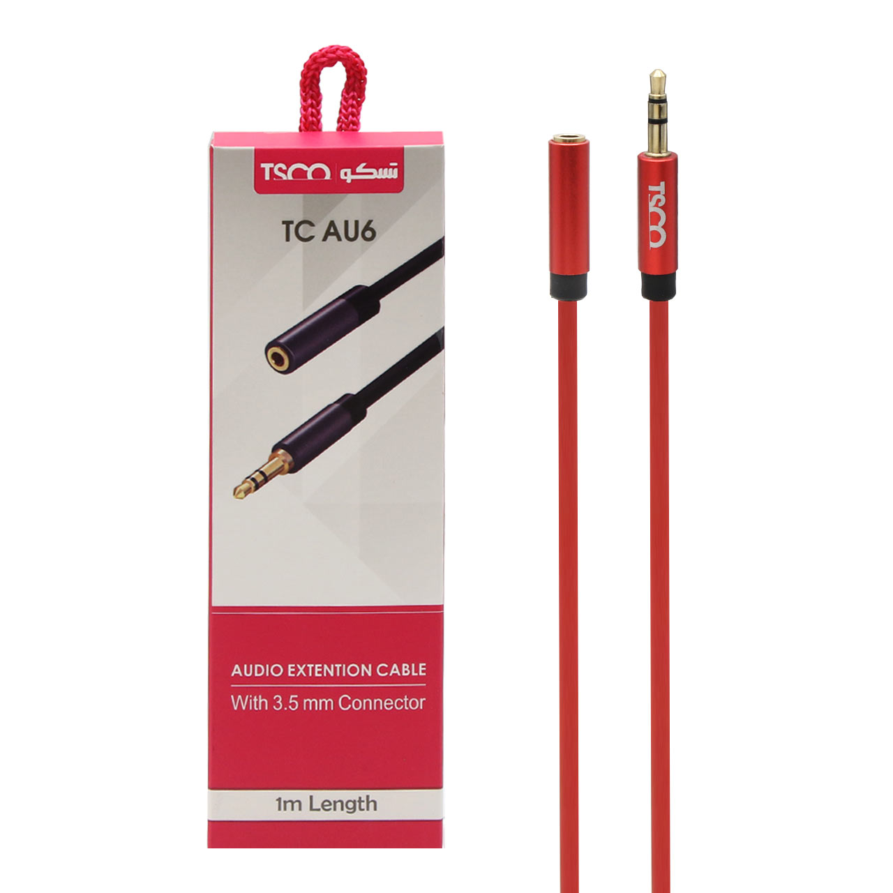 کابل افزایش طول AUX تسکو مدل TC-AU6 طول 1 متر کد3220