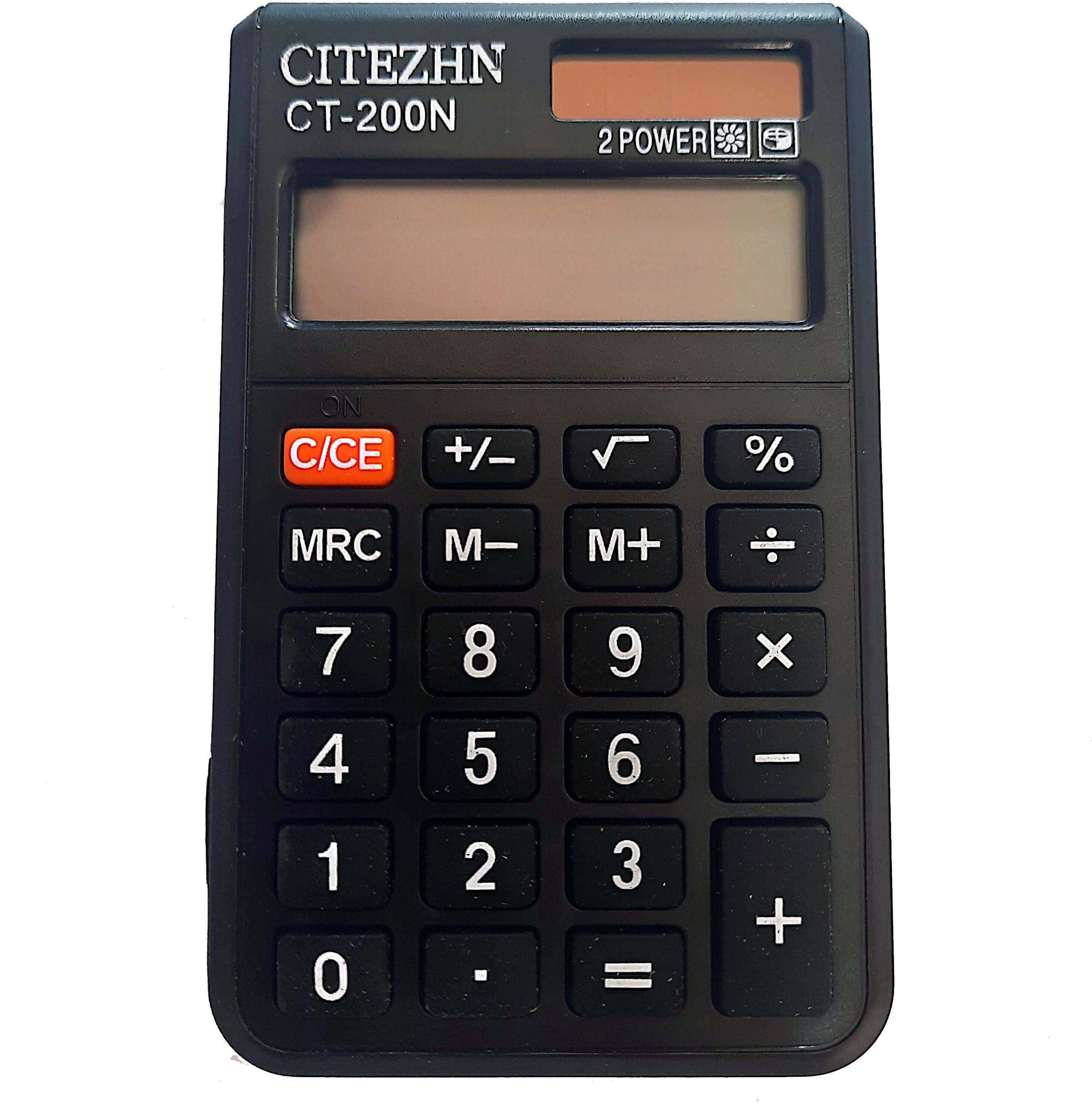 ماشین حساب سیتیژن مدل CT-200N جیبی 8 رقمی کدm18739