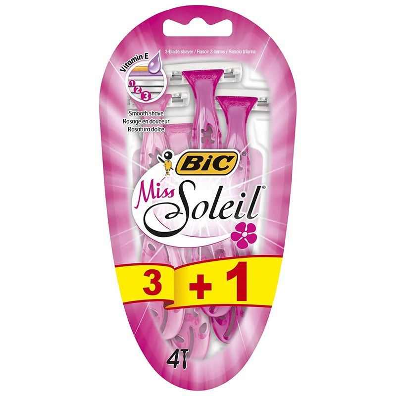 خود تراش بیک مدل Miss Soleil بسته 4 عددی