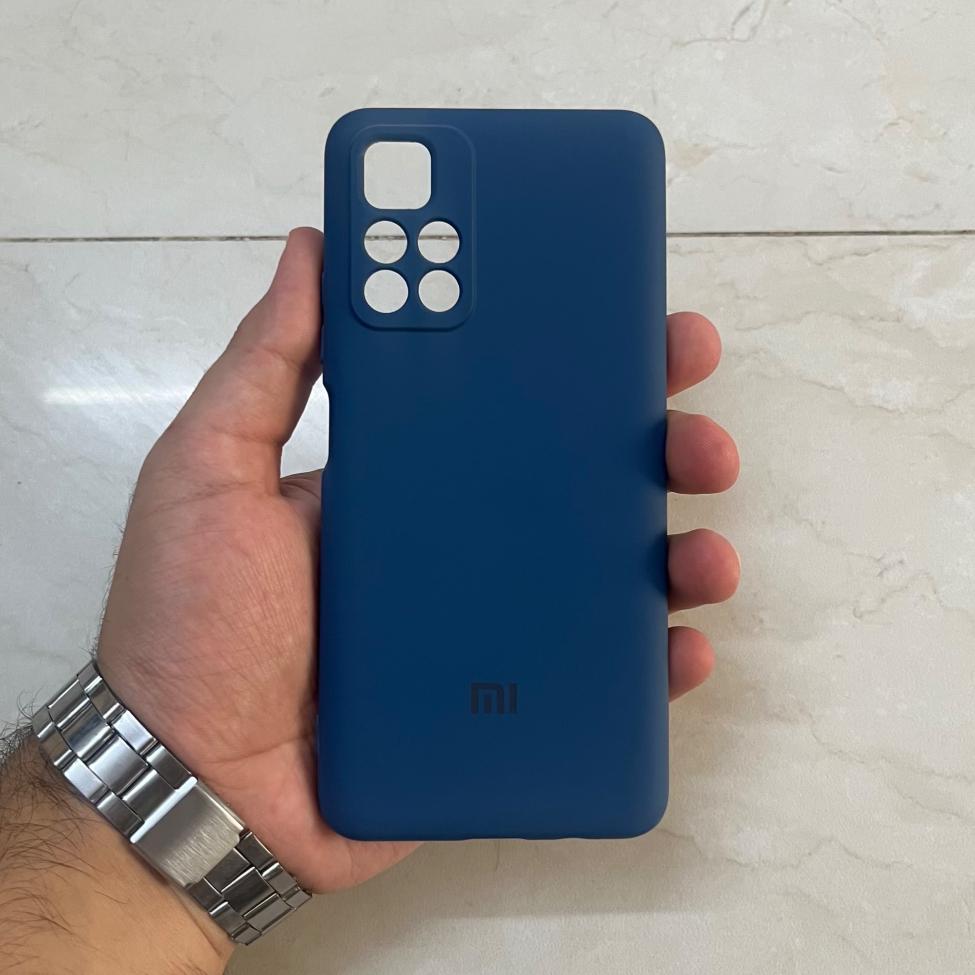 گارد - قاب - کاور سلیکونی سرمه ای مناسب شیائومی ام 4 پرو 5 جی - Redmi Note 11 5G - Poco M4 Pro 5G - m4pro5g - note11 5g