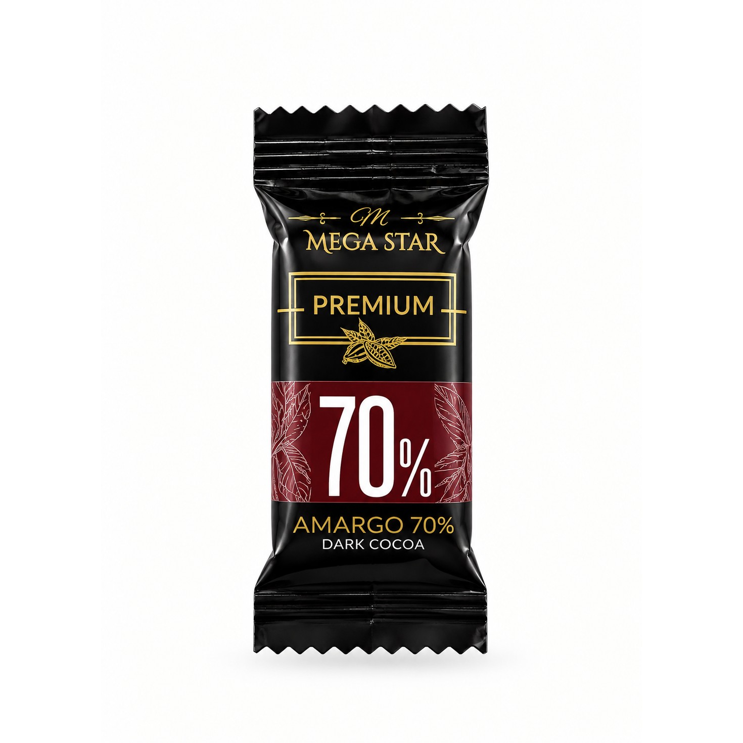 شکلات 70 درصد دارک مگااستار(شیرین و تلخ) 100 گرمی