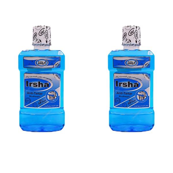 دهان شویه ایرشا مدل Anti Tartar حجم 250 میلی لیتر مجموعه 2 عددی
