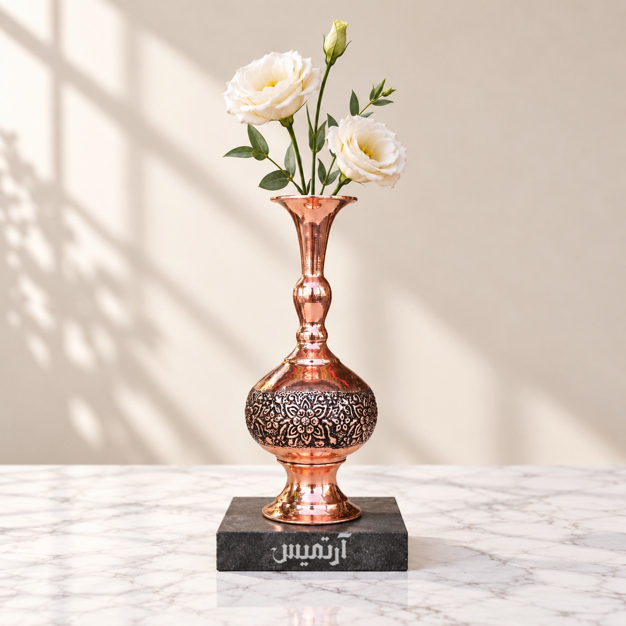 گلدان مسی گلبرگ نانو شده