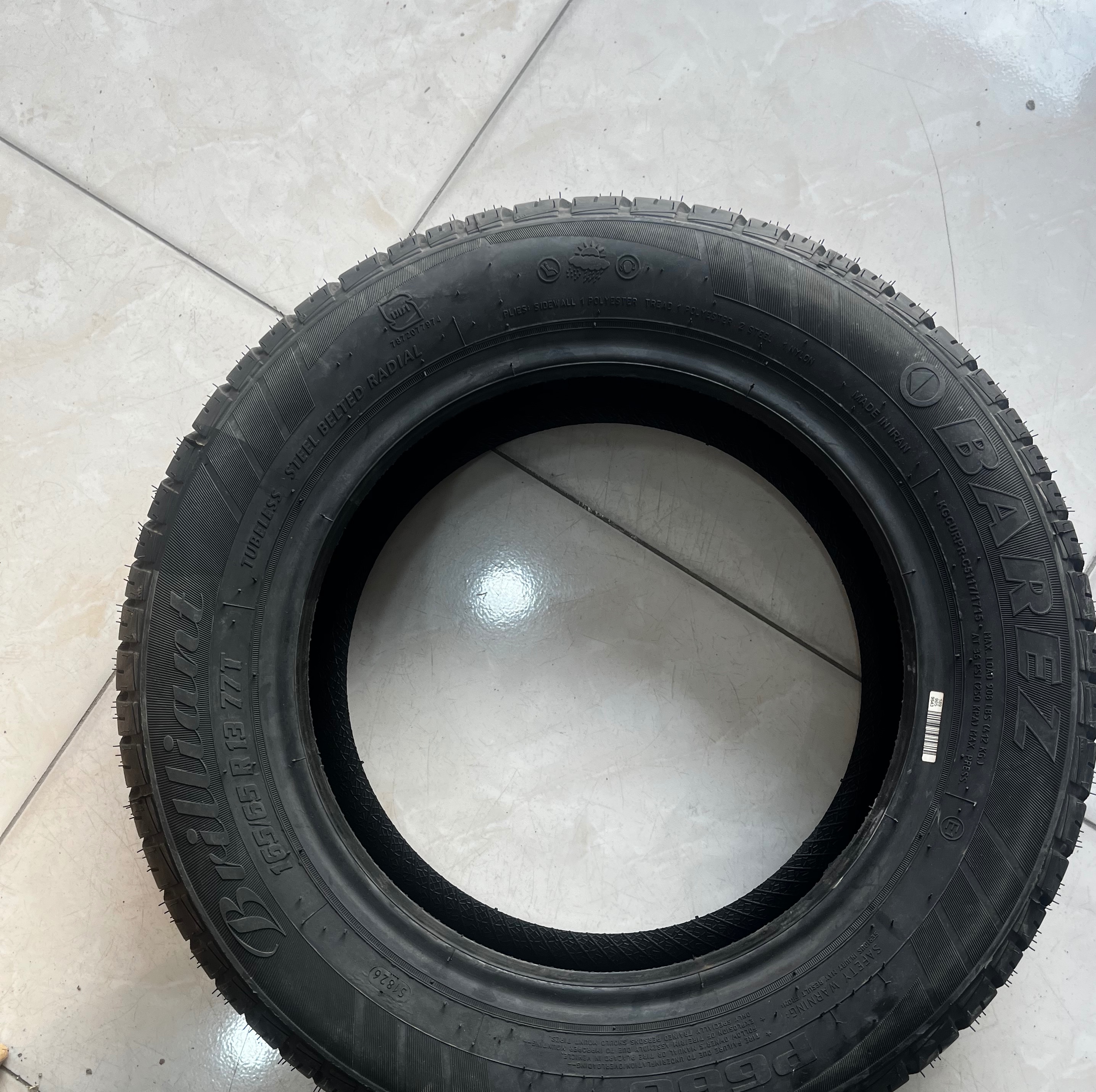 تایر سواری رادیال بارز 165/65R13 طرح گل P660
