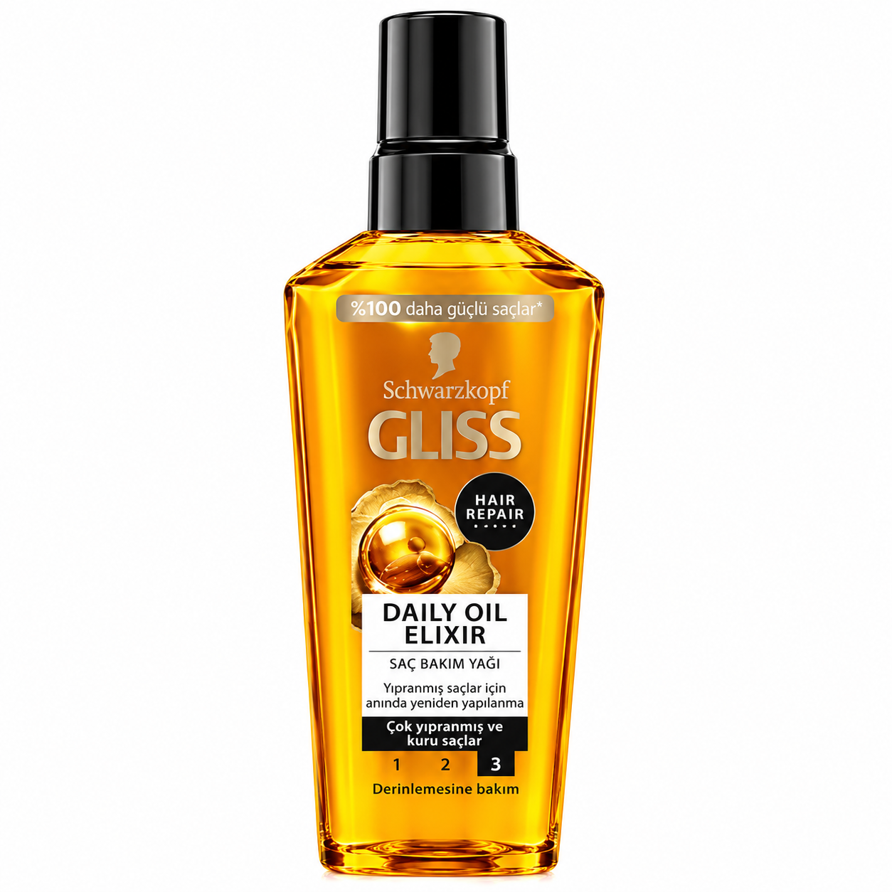 سرم مو گلیس شوارتسکف Ultimate Oil Elixir حاوی روغن آرگان حجم 75 میلیلیتر