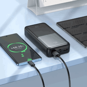پاوربانک هوکو مدل J136A ظرفیت 20000 میلیآمپر | شارژ سریع 22.5W + PD 20W