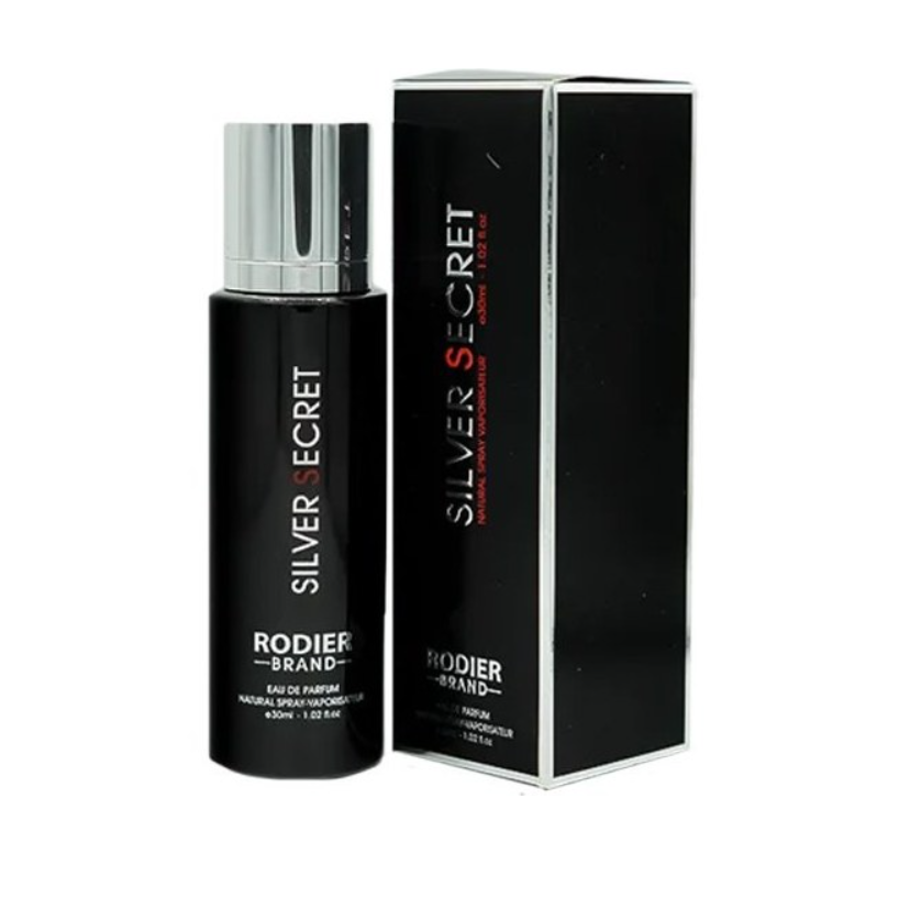 عطر جیبی مردانه رودیر مدل سیلور سنت حجم 30 میلی لیتر 