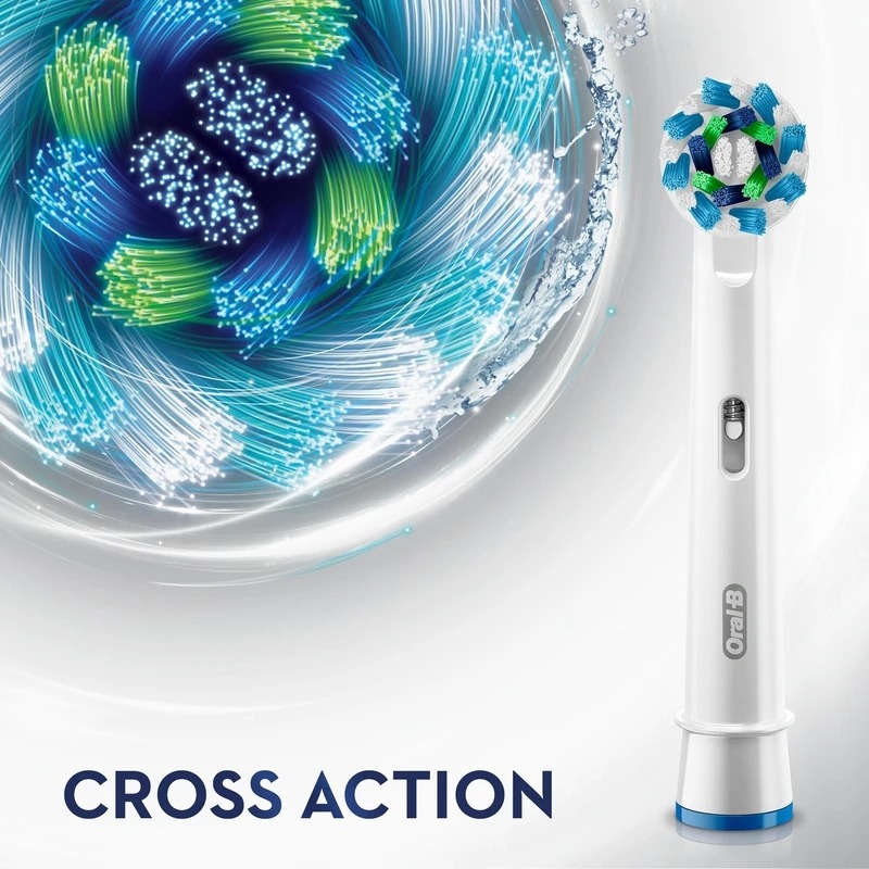 مسواک برقی اورال-بی مدل Vitality Cross Action (کد تخصصی D100.413.1)
