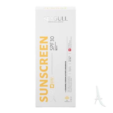 کرم ضد آفتاب فاقدرنگ spf30Seagull