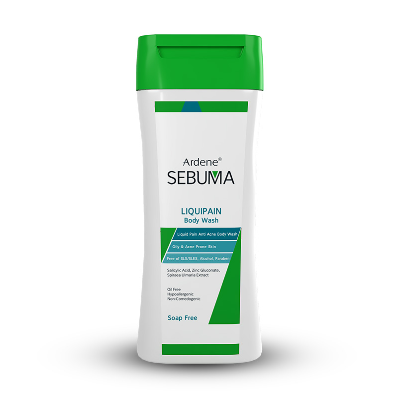 شوینده غیرصابونی بدن آردن سبوما مدل Liquipain مناسب پوست چرب حجم 250 میلیلیتر