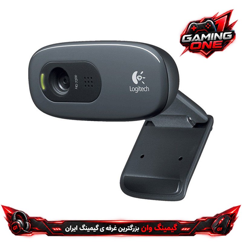 وب کم لاجیتک مدل C270 HD با رزولوشن 720p، میکروفون حذف نویز و فناوری Fluid Crystal
