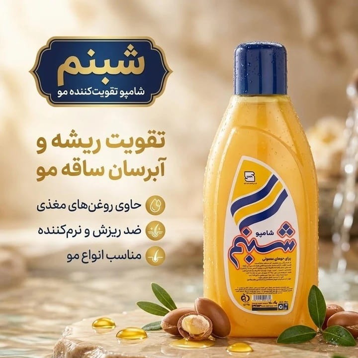 شامپو شبنم موهای معمولی 625 گرم