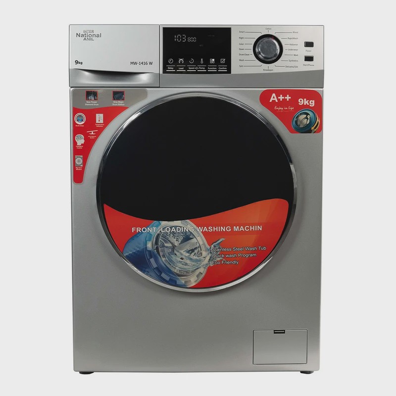 ماشین لباسشویی اتوماتیک 9 کیلویی مدل MW-1416 اینترناسیونال انیل