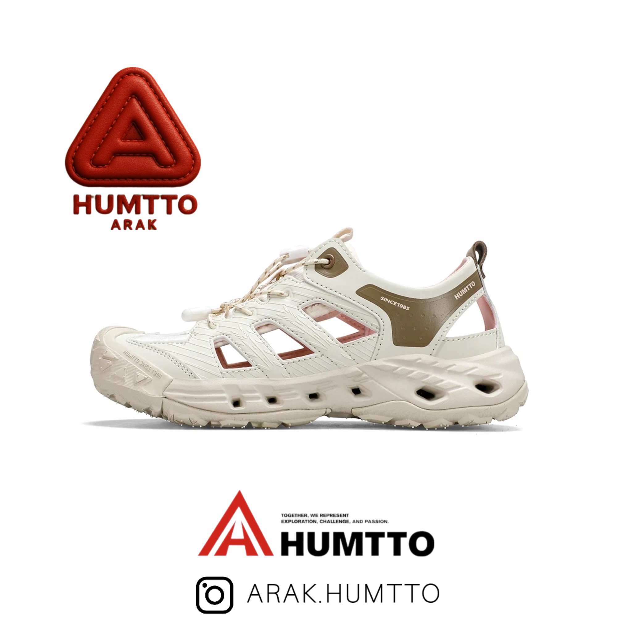 صندل طبیعت گردی زنانه هامتو مدل HUMTTO 660801B-4 کرم