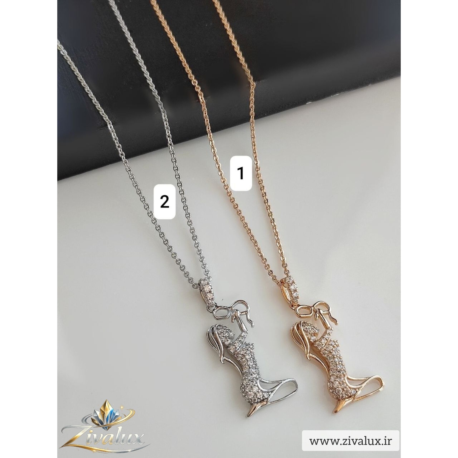 گردنبند زنانه مارک ژوپینگ XUPING طرح مادر فرزند