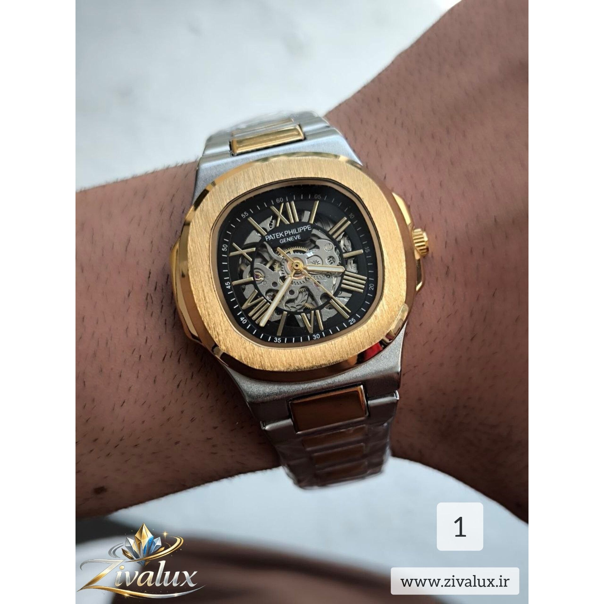 ساعت مردانه فلزی اتوماتیک مارک پتک فیلیپ PATEK PHILIPPE