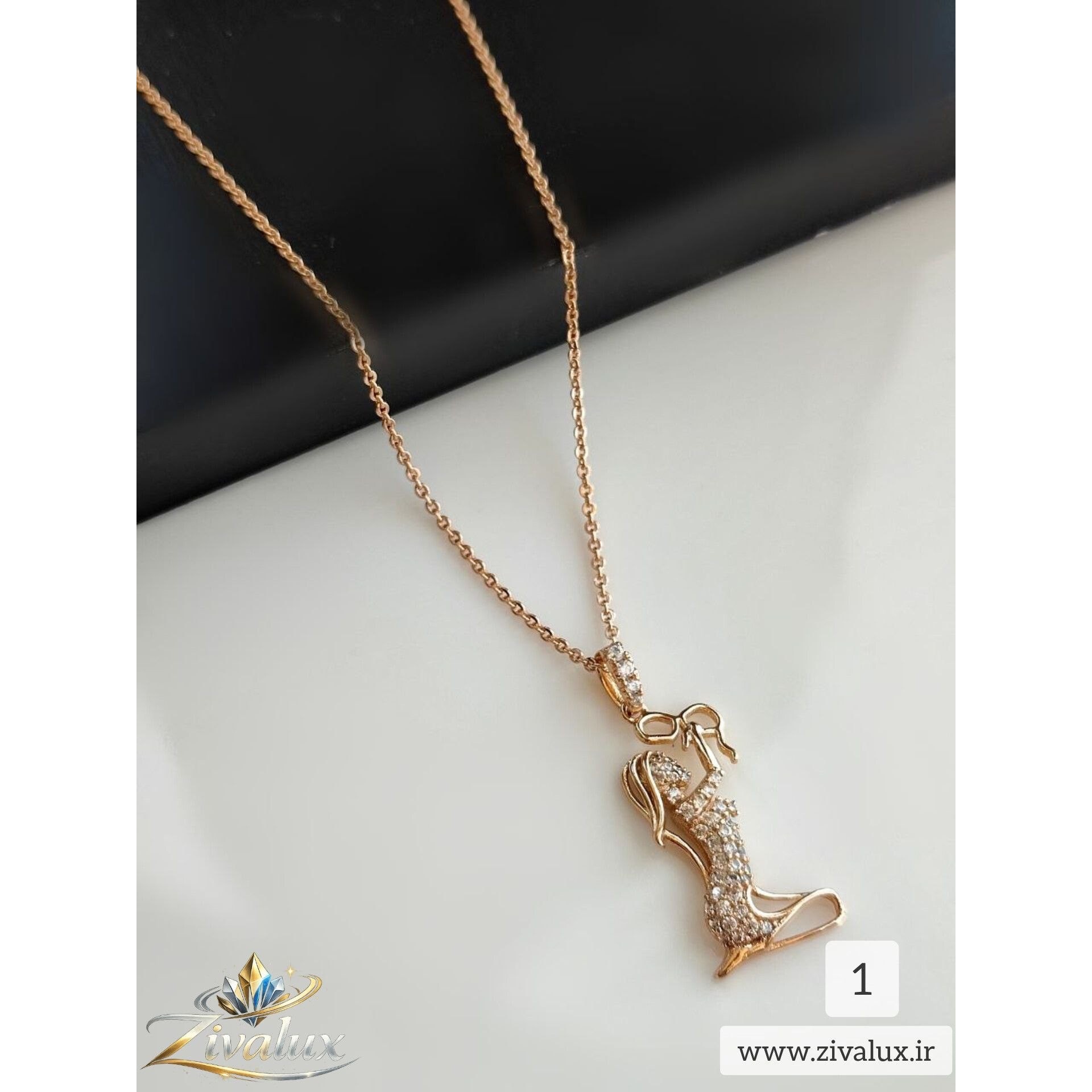 گردنبند زنانه مارک ژوپینگ XUPING طرح مادر فرزند