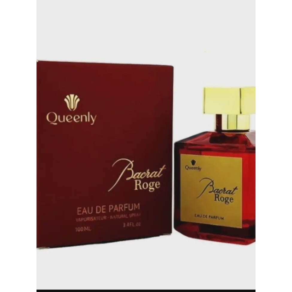 ادو پرفیوم عطر کویین لی Queenly مدل باکارات رژ BACRAT ROGE حجم 100 میل