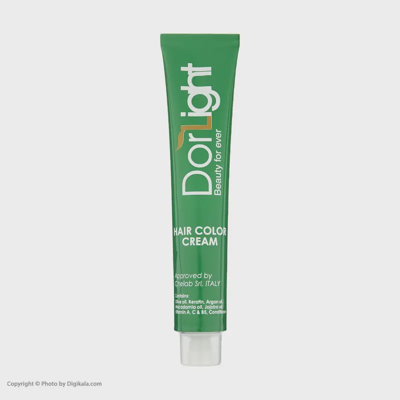 رنگ مو دورلایت زیتونی شماره 3.3 رنگ قهوه ای زیتونی تیره DORLIGHT