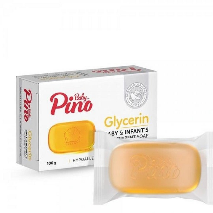 صابون گلیسیرین شفاف نوزاد و کودک پینو بیبی وزن 100 گرم