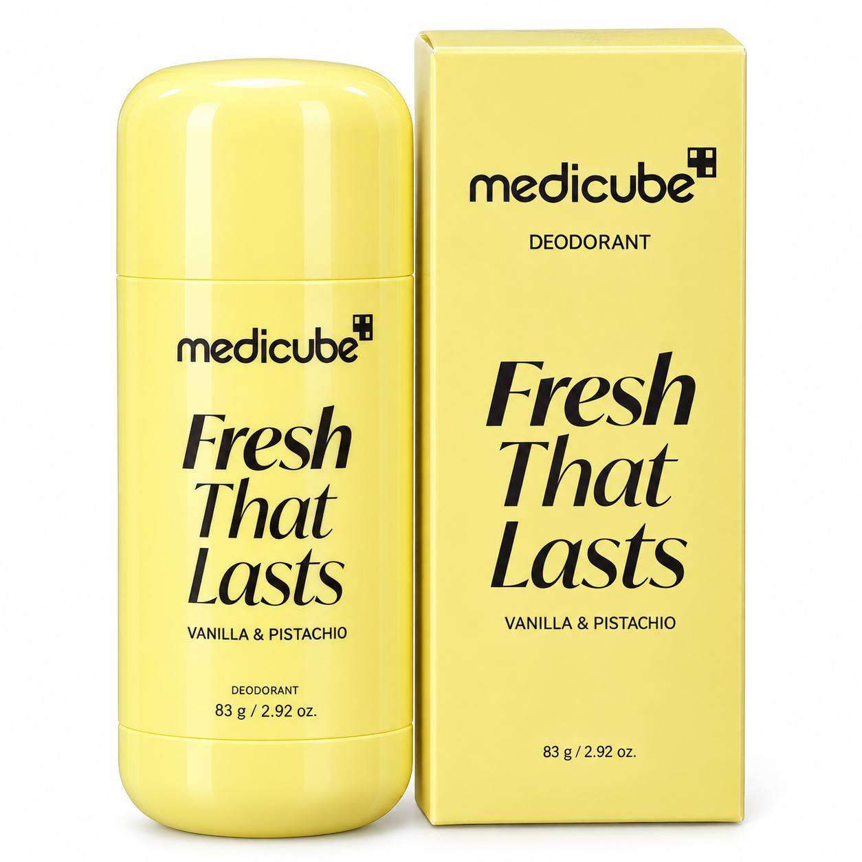 مام و دئودورانت زیر بغل مدیکیوب Medicube – ضد بوی قوی عرق و خوشبوکننده زیر بغل – رایحه وانیل و پسته بسیار خوشبو – مام فا