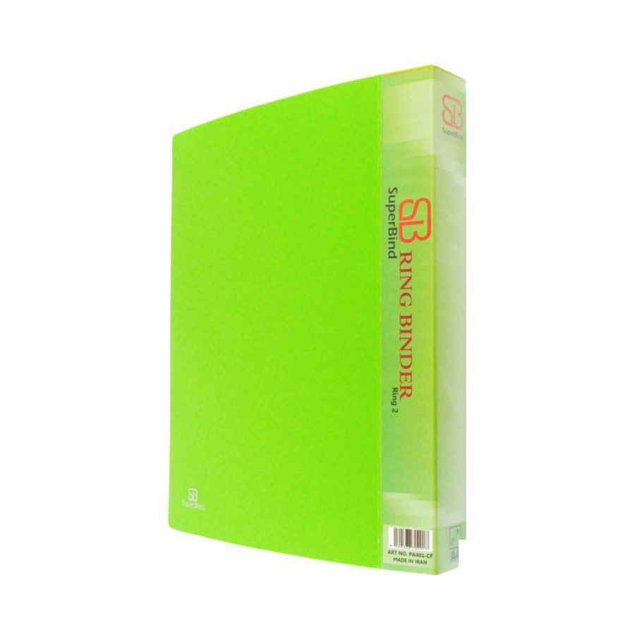 کلاسور 2 حلقه A4 الوان سوپربایند