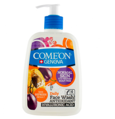 کامان ژل شستشوی صورت مناسب پوست نرمال حجم 500 میل Comeon Normal Skin Face Wash
