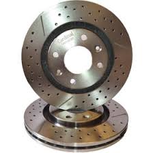 دیسک ترمز چرخ جلو پژو 206 تیپ 2 توربو شیاردار (ویستا قطعه)
