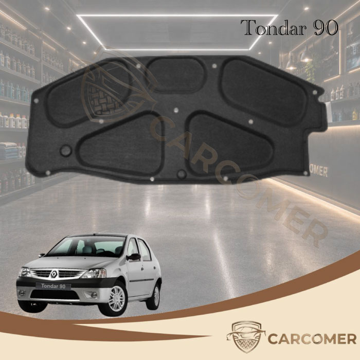 عایق درب موتور رنو ال نود (L90) برند بابل کارپت (اصلی)