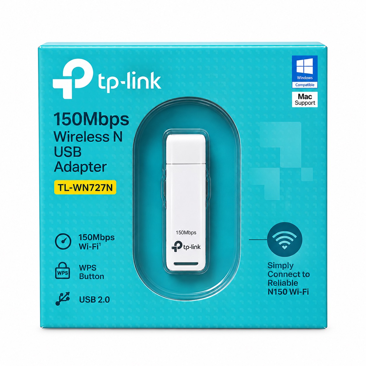 کارت شبکه وایرلس USB تی پی لینک TP-Link TL-WN727N | سرعت 150Mbps