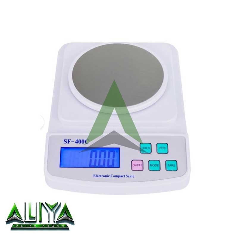 ترازو آزمایشگاهی 500 گرمی دقت 0/01 گرم مدل SF-400C