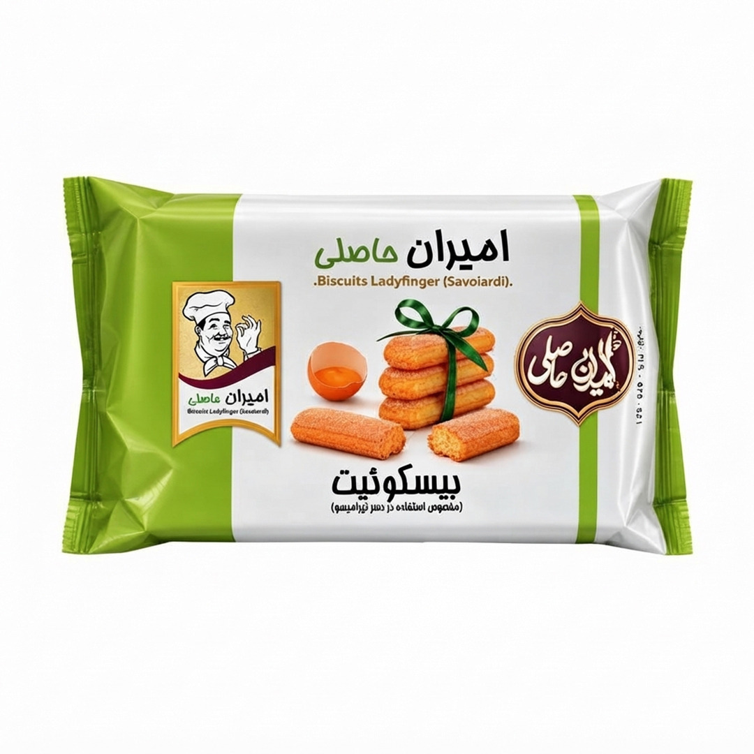  بیسکوئیت لیدی فینگر دلجو(200گرمی)