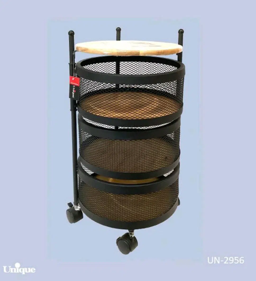 جای پیازی 3طبقه توری گرد یونیک کد UN-2956 (پس کرایه)