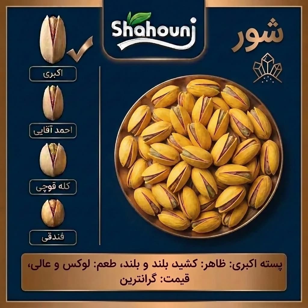 پسته اکبری شور