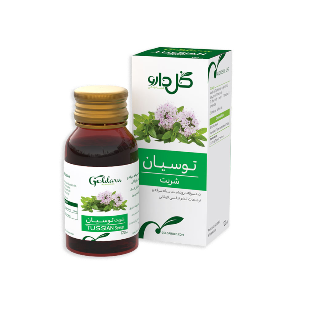 شربت سینه توسیان گل دارو 120 میلی لیتری