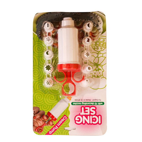 قیف خامه مدل icing set کد hm1 بسته 10عددی - با بهترین کیفیت