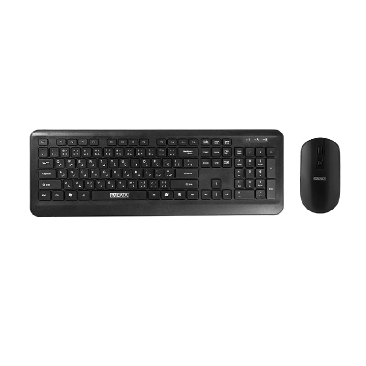 کیبورد ماوس بی سیم سادیتا مدل SKM-2401 WL