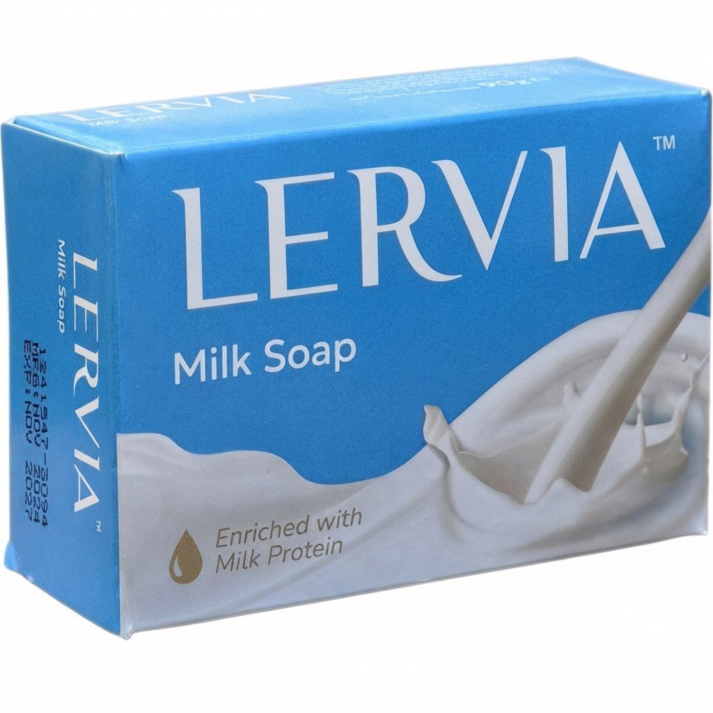 صابون شیر لرویا 90 گرمی - LERVIA