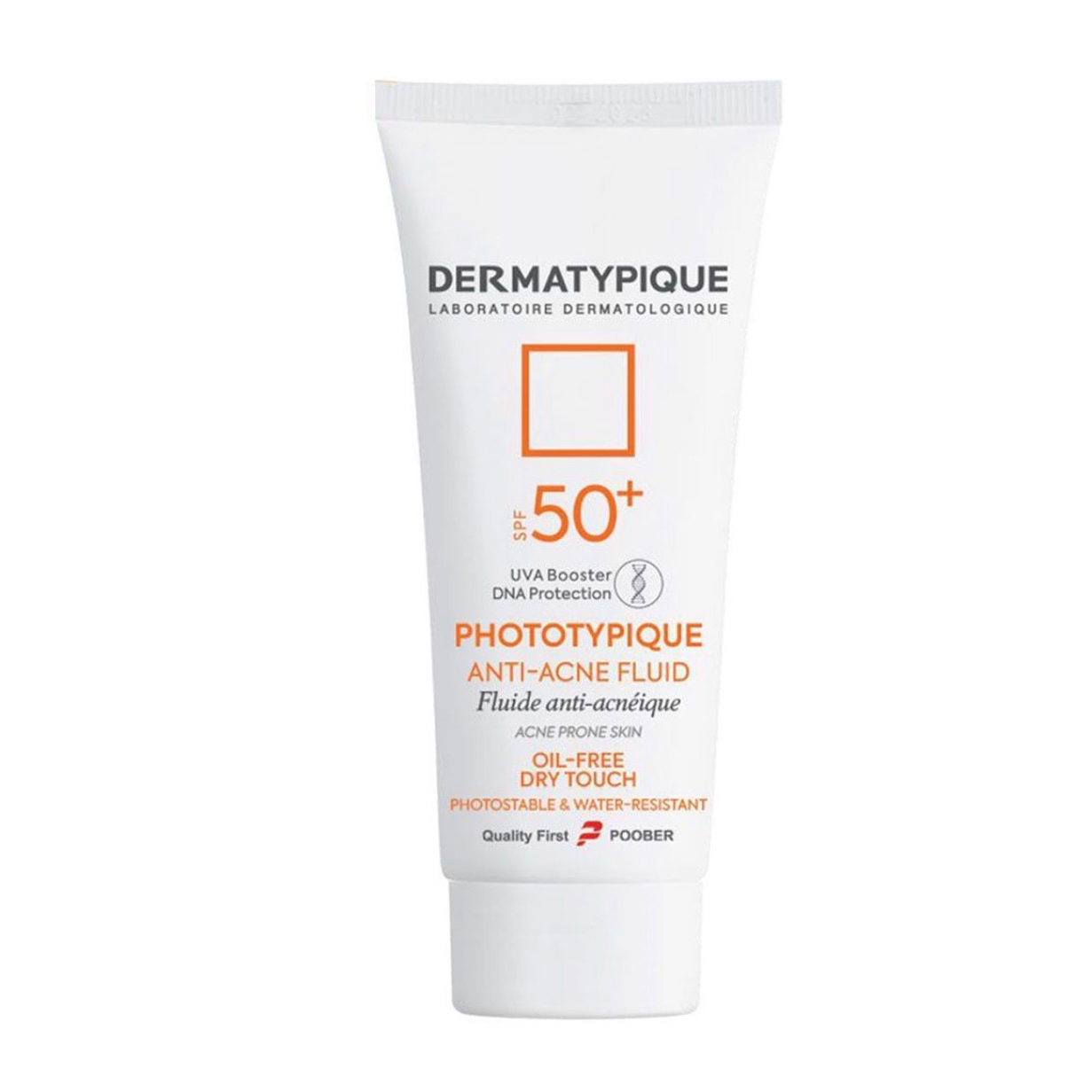 ضد آفتاب فلوئید آنتی آکنه درماتیپیک مدل Phototypique با SPF +50 مناسب پوست چرب و جوش دار حجم 40 میل